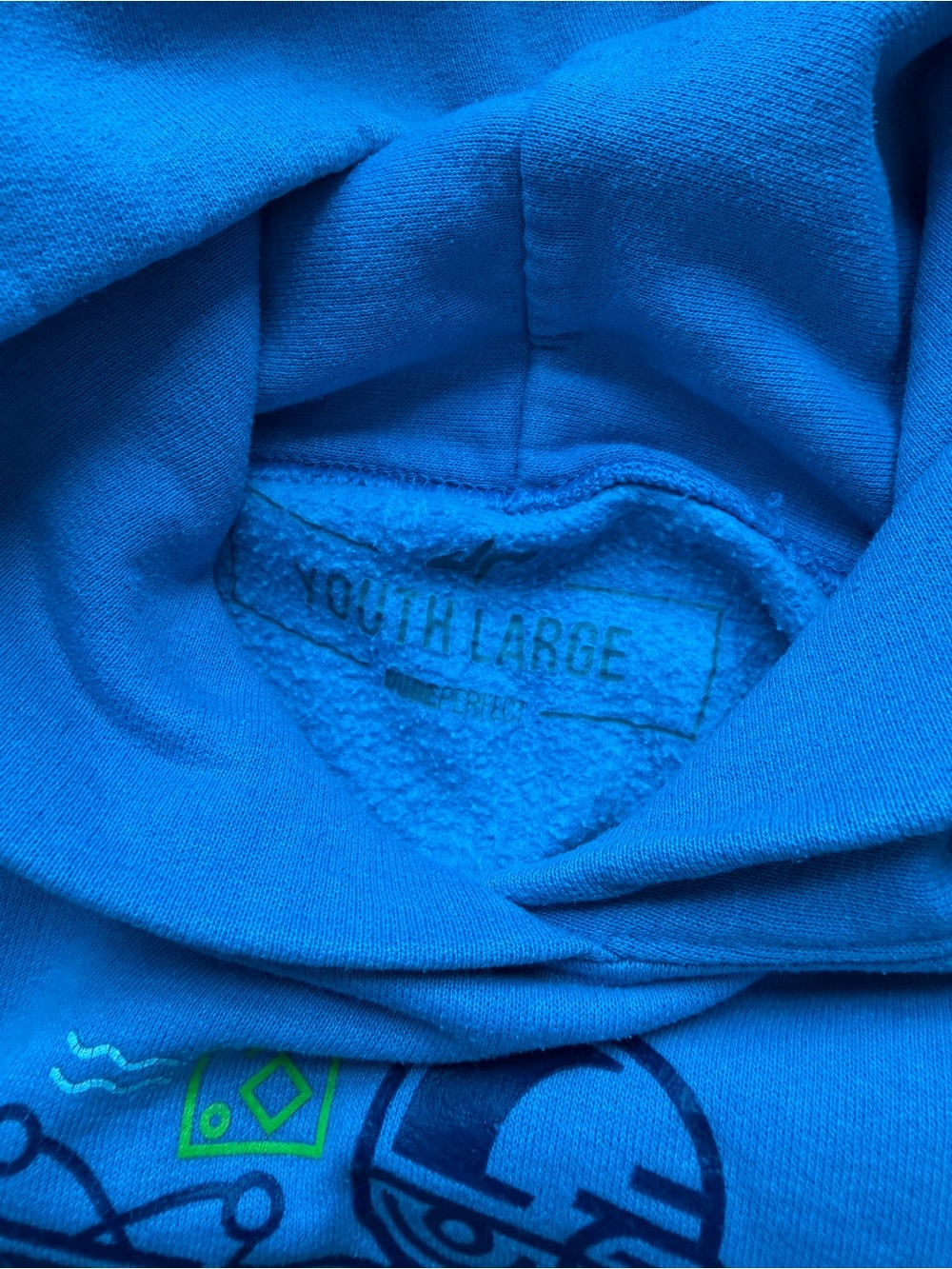 Dude Perfect Boys Bright Teal Hoodie - Picture 4 of 5